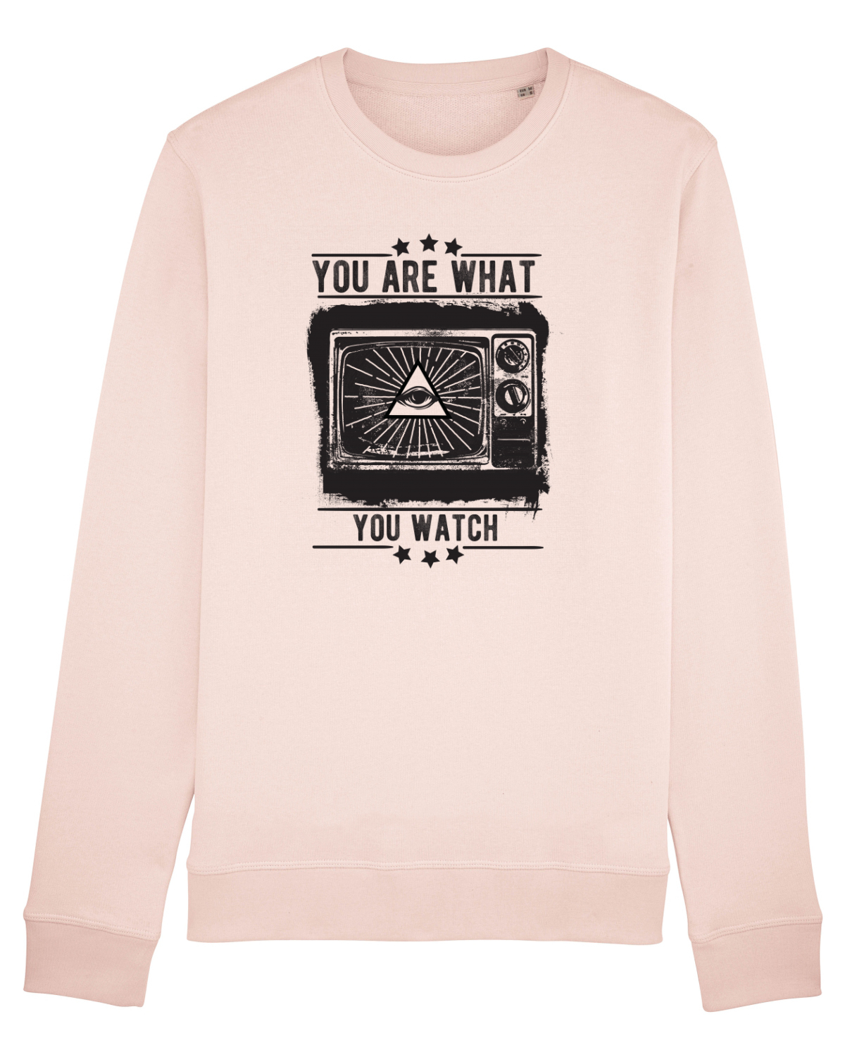Bluză mânecă lungă Unisex Rise Candy Pink