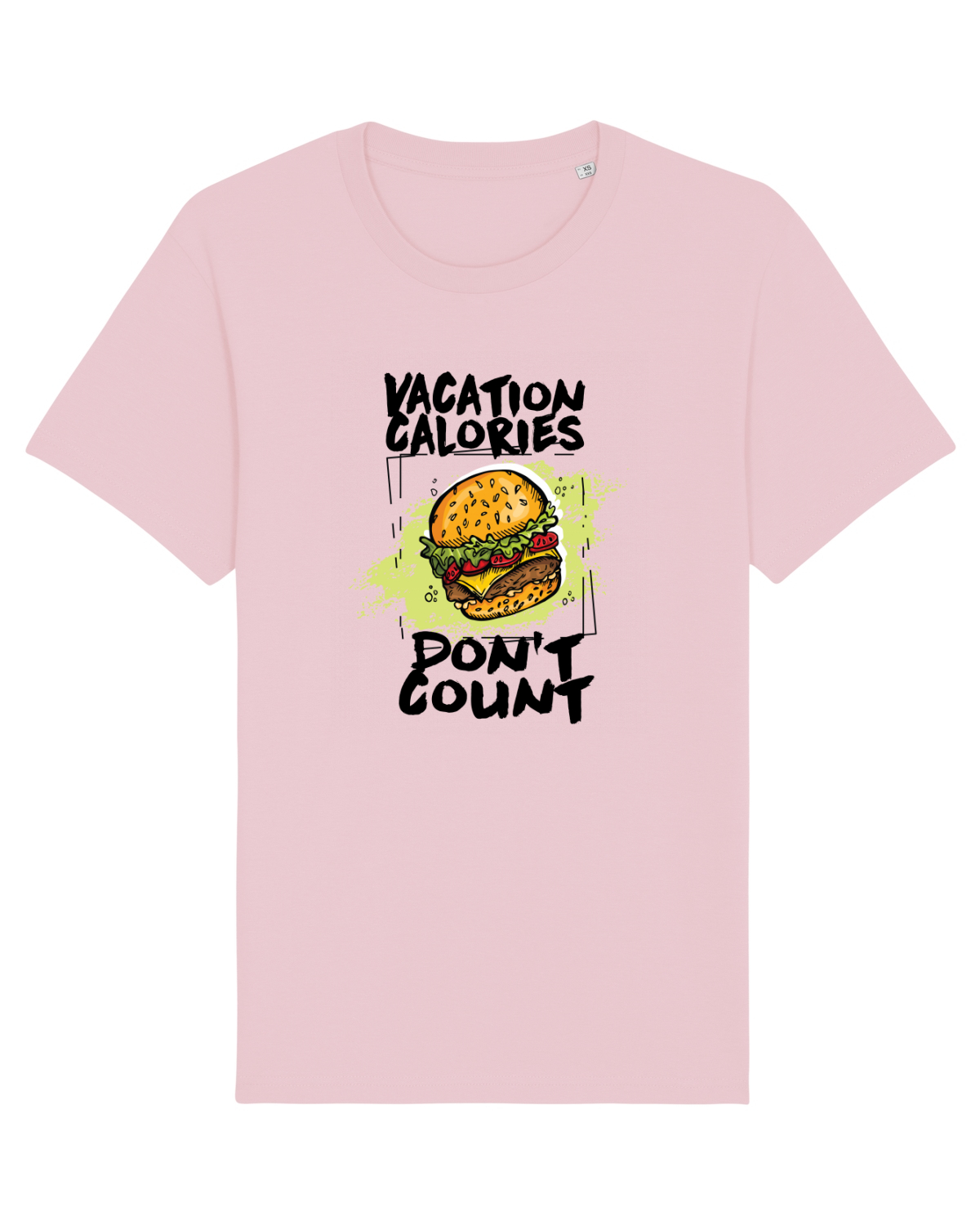 Tricou mânecă scurtă Unisex Rocker Cotton Pink