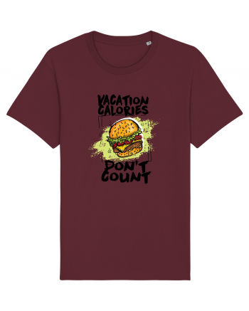 Vacation Calories Burger Burgundy