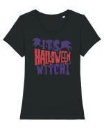 Halloween Tricou mânecă scurtă guler larg fitted Damă Expresser