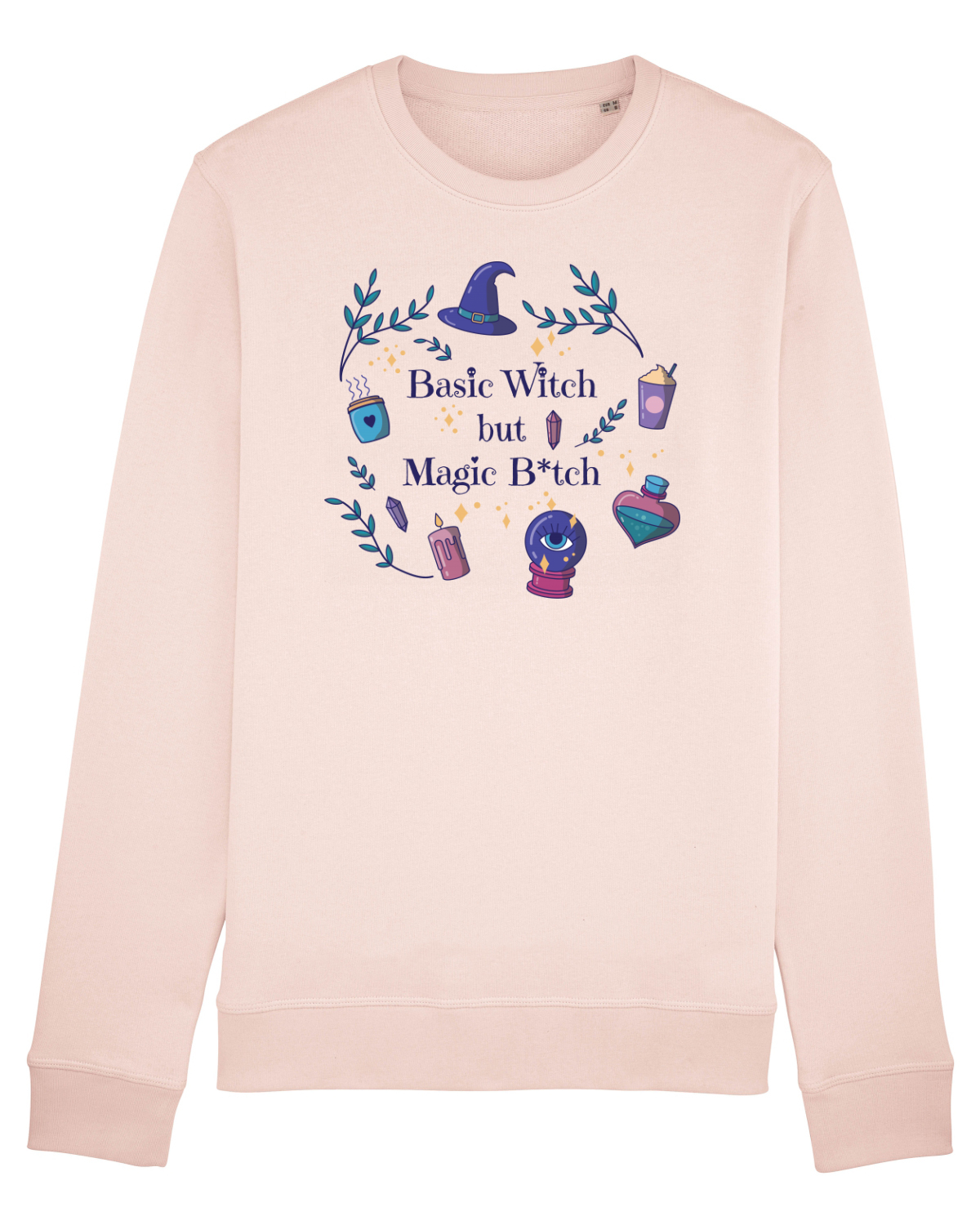Bluză mânecă lungă Unisex Rise Candy Pink