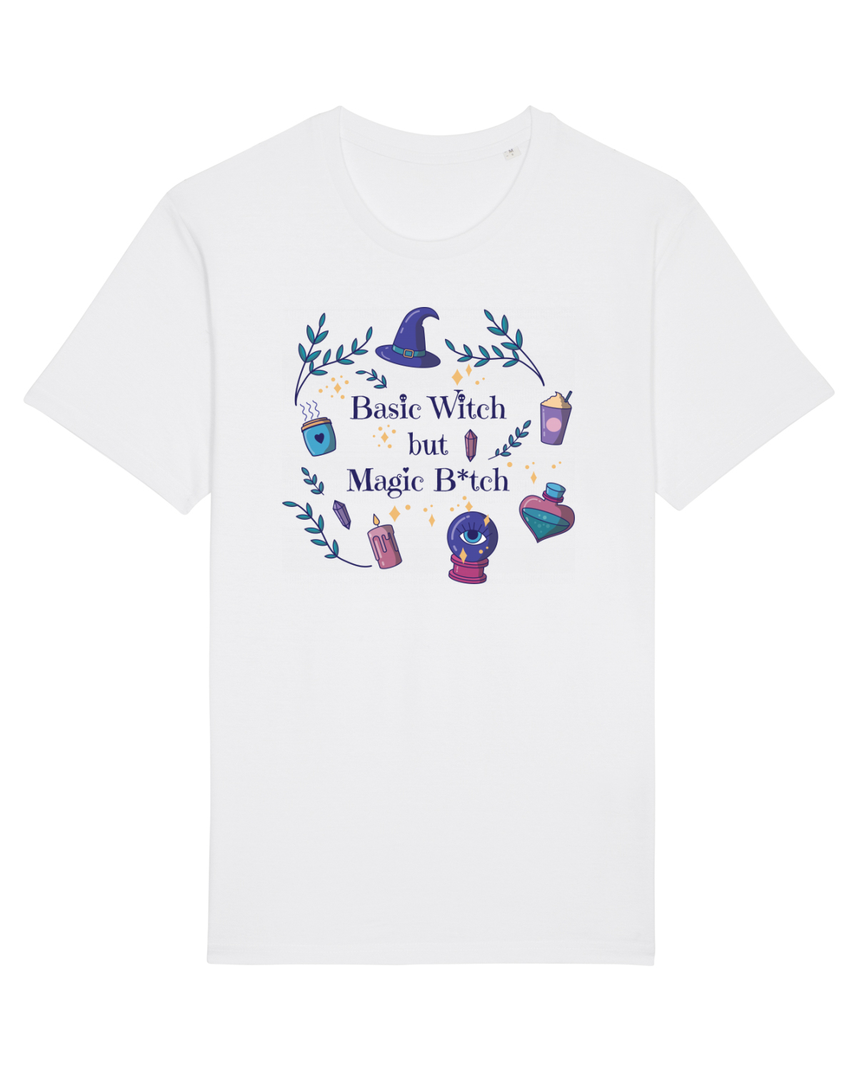 Tricou mânecă scurtă Unisex Rocker White