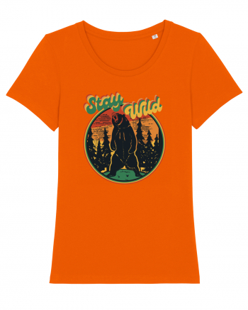 Stay Wild Bright Orange