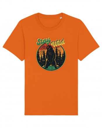 Stay Wild Bright Orange