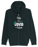 Baby is COVID Outside Hanorac cu fermoar Unisex Connector