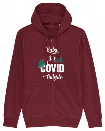 Baby is COVID Outside Burgundy