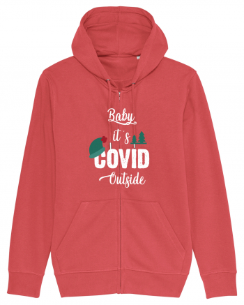 Baby is COVID Outside Carmine Red