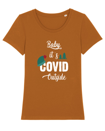 Baby is COVID Outside Roasted Orange