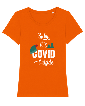 Baby is COVID Outside Bright Orange