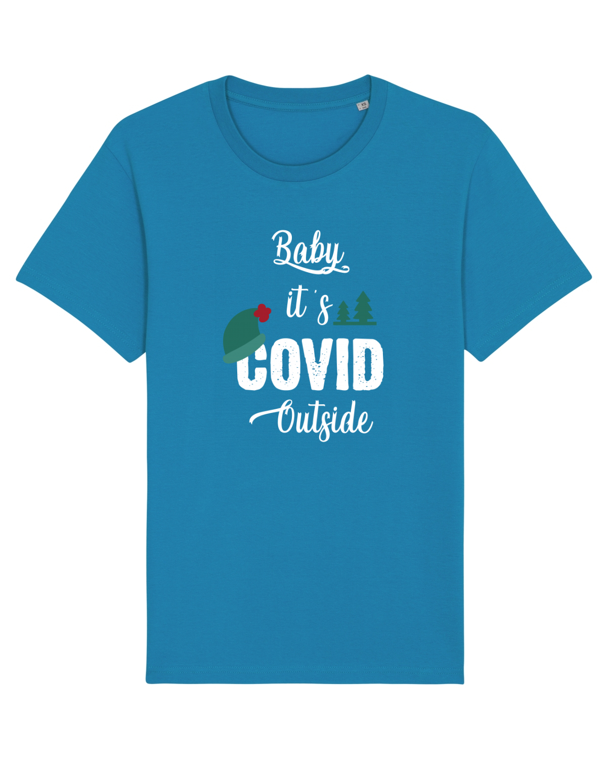Tricou mânecă scurtă Unisex Rocker Azur