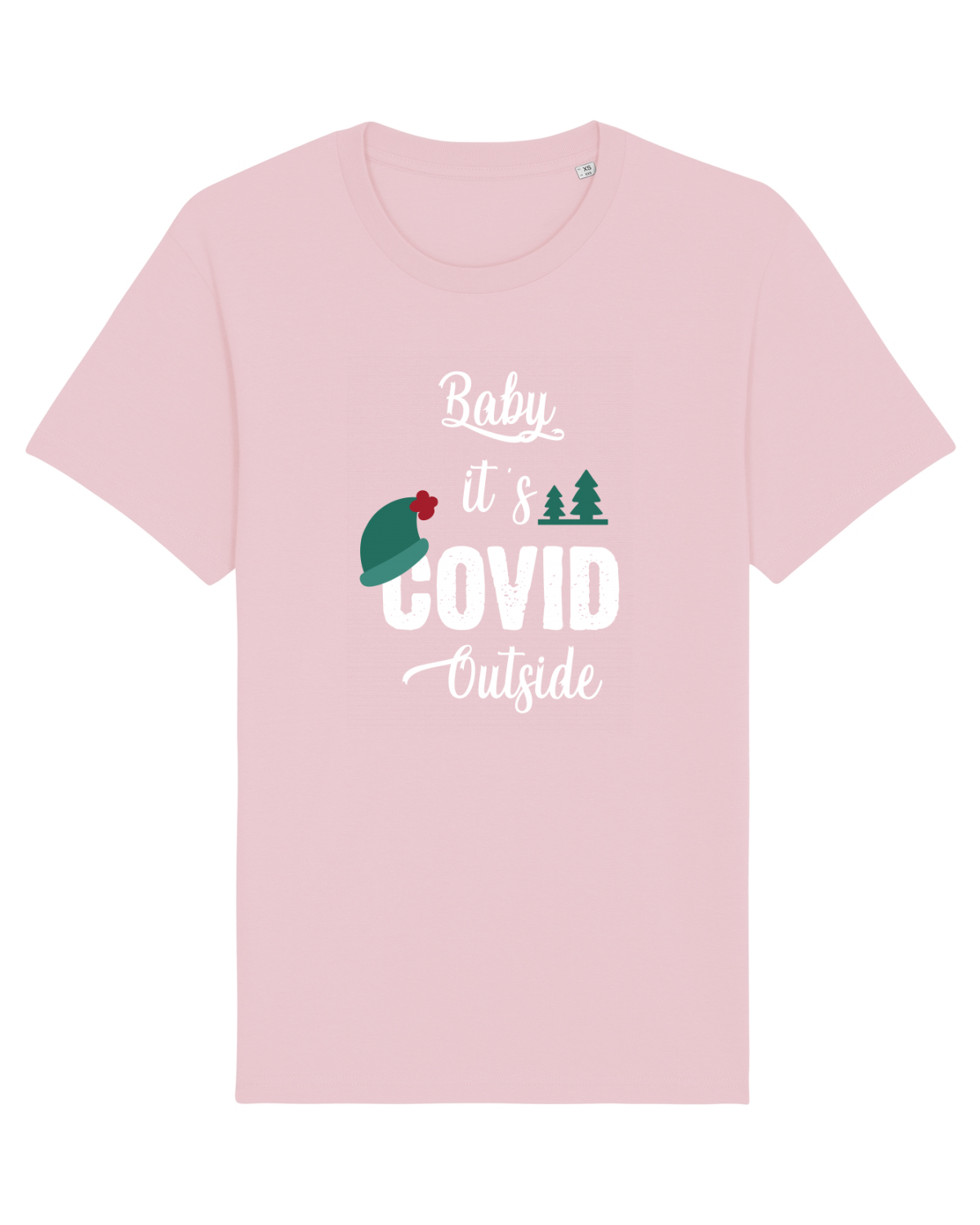 Tricou mânecă scurtă Unisex Rocker Cotton Pink