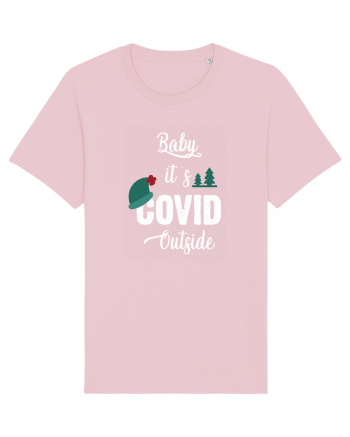 Baby is COVID Outside Cotton Pink