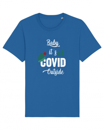 Baby is COVID Outside Royal Blue
