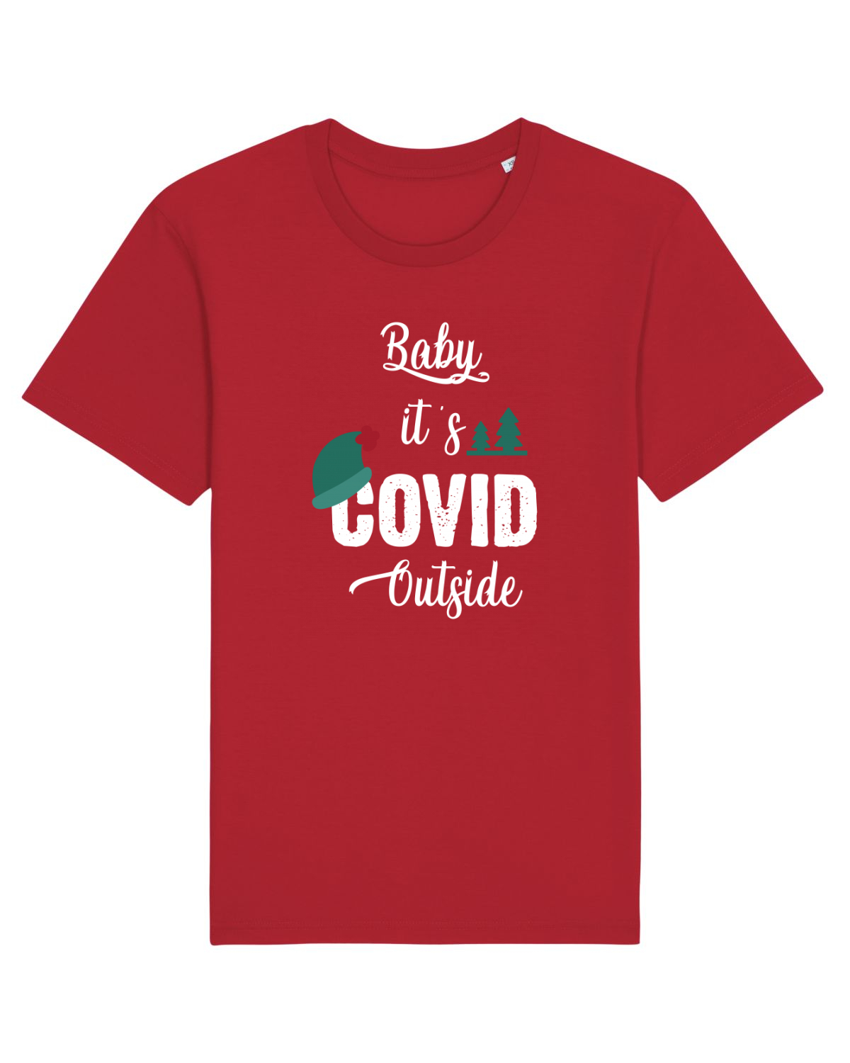 Tricou mânecă scurtă Unisex Rocker Red