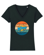 Boom! Tricou mânecă scurtă guler V Damă Evoker