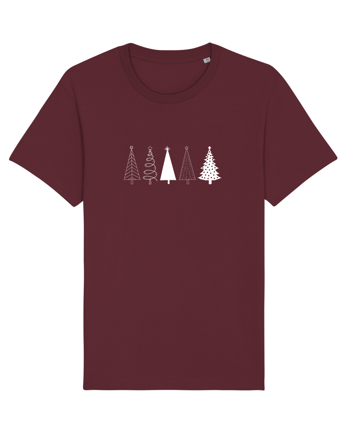 Tricou mânecă scurtă Unisex Rocker Burgundy