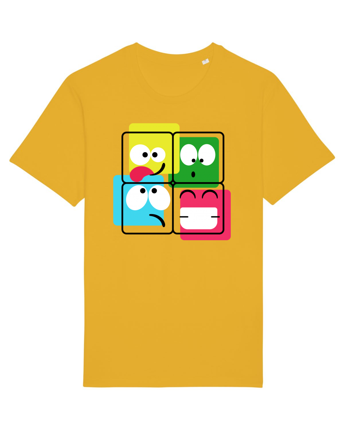 Tricou mânecă scurtă Unisex Rocker Spectra Yellow
