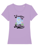 Sunshine Hurricane Tricou mânecă scurtă guler larg fitted Damă Expresser