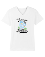 Sunshine Hurricane Tricou mânecă scurtă guler V Bărbat Presenter