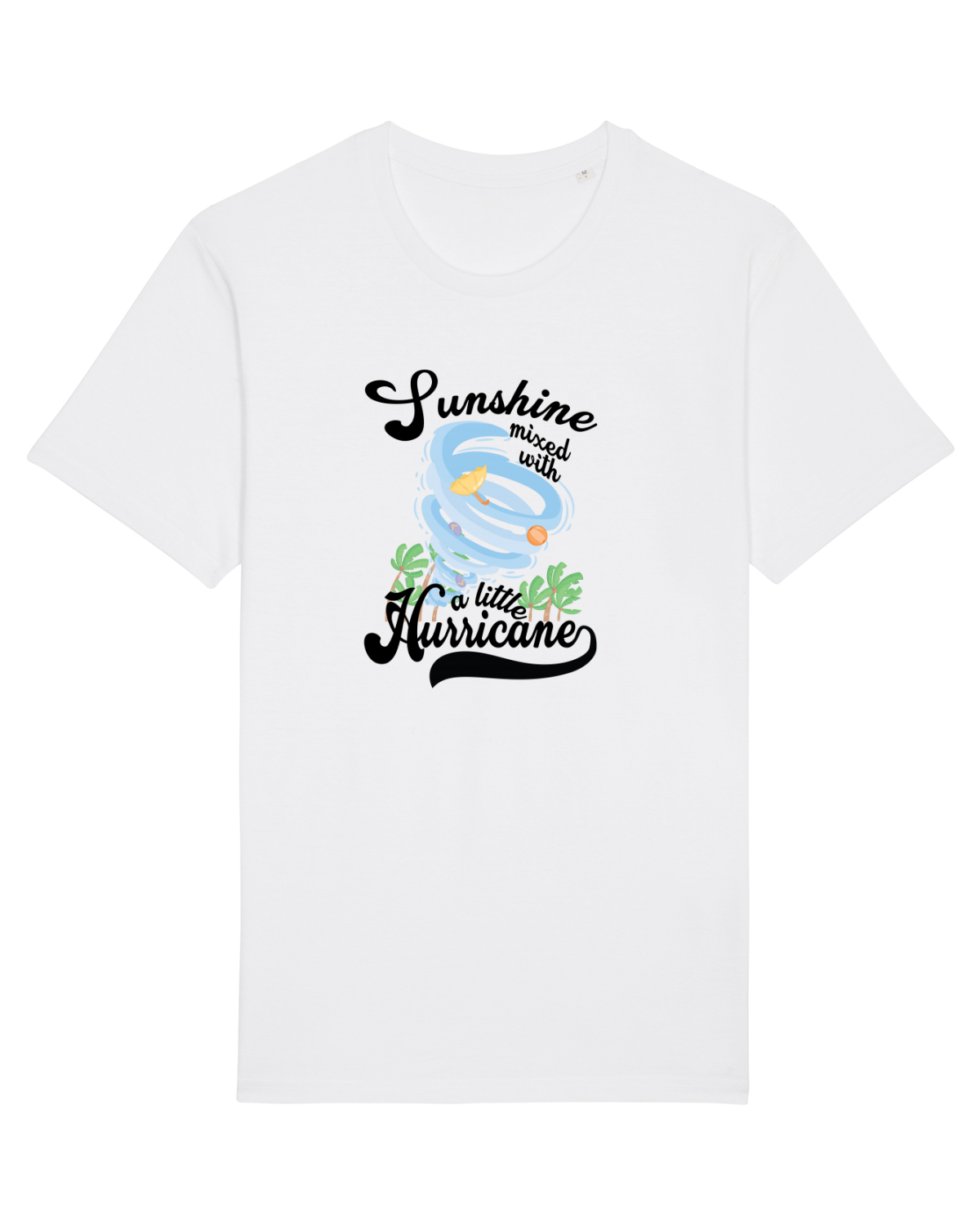 Tricou mânecă scurtă Unisex Rocker White