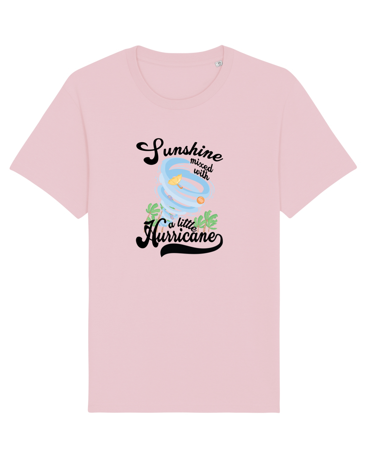 Tricou mânecă scurtă Unisex Rocker Cotton Pink