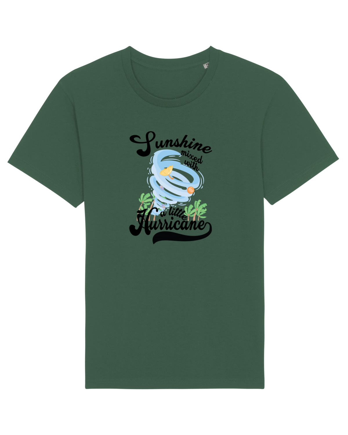 Tricou mânecă scurtă Unisex Rocker Bottle Green
