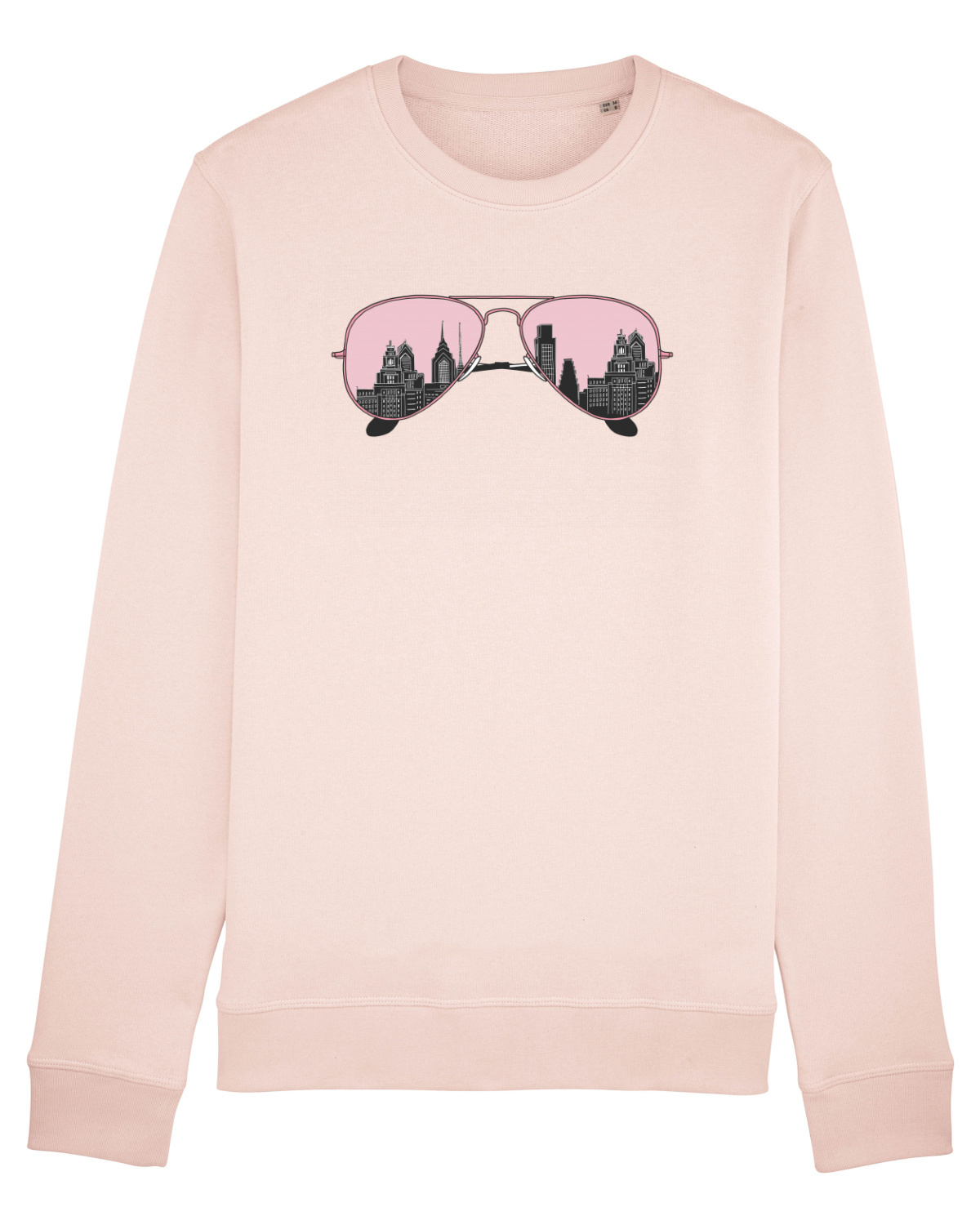 Bluză mânecă lungă Unisex Rise Candy Pink