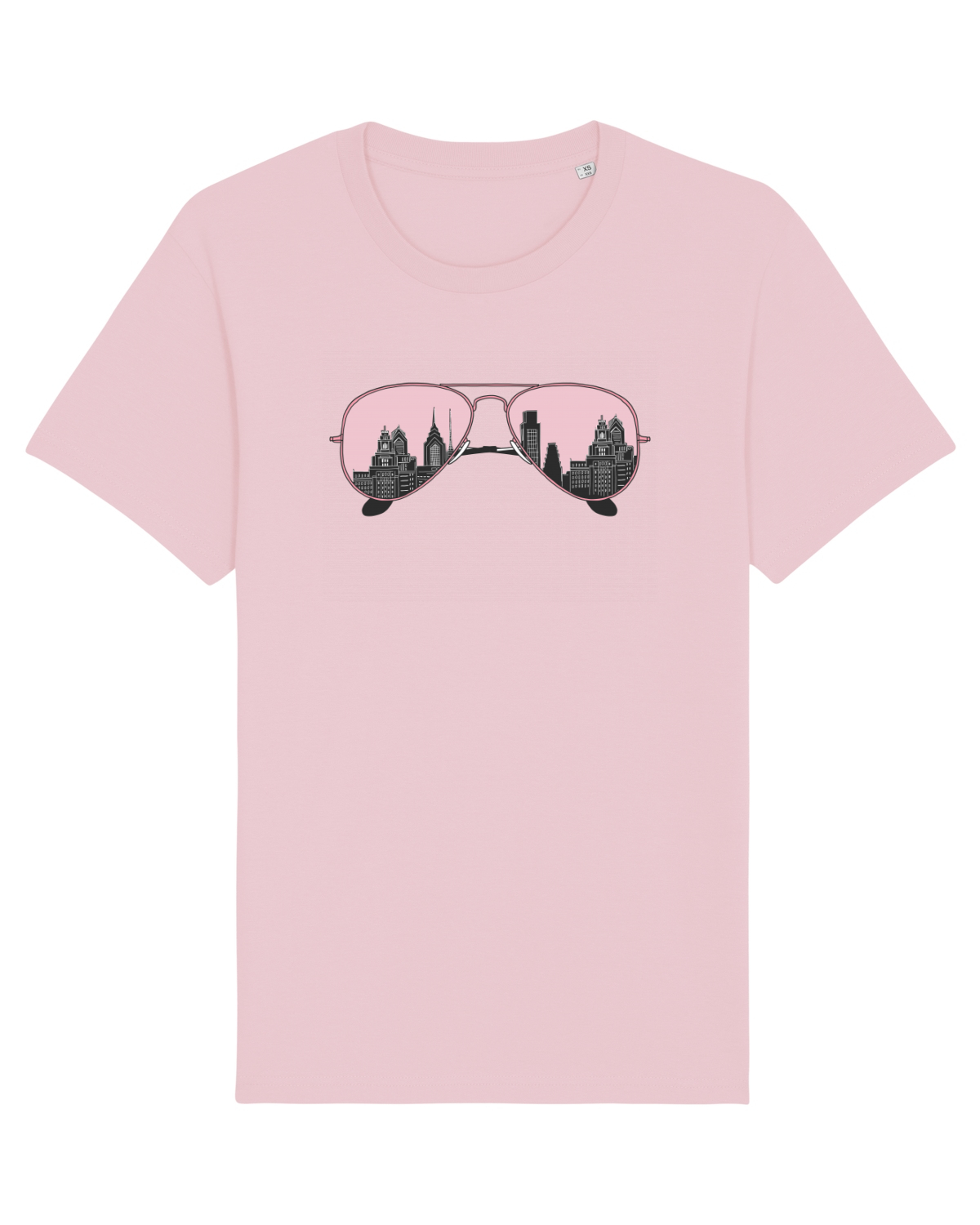 Tricou mânecă scurtă Unisex Rocker Cotton Pink
