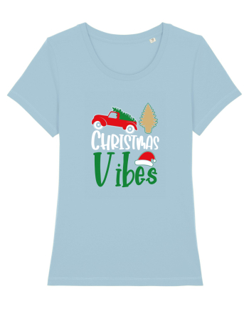 Christmas Vibers Sky Blue