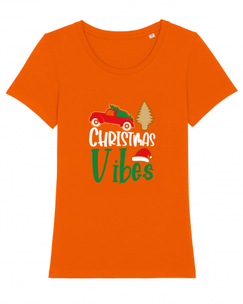 Christmas Vibers Bright Orange