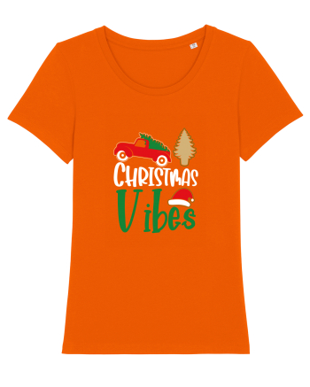 Christmas Vibers Bright Orange