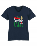 Christmas Vibers Tricou mânecă scurtă guler V Bărbat Presenter