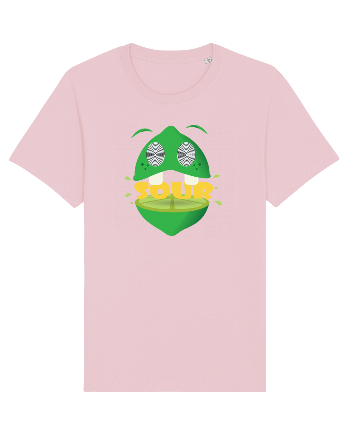 Tricou mânecă scurtă Unisex Rocker Cotton Pink