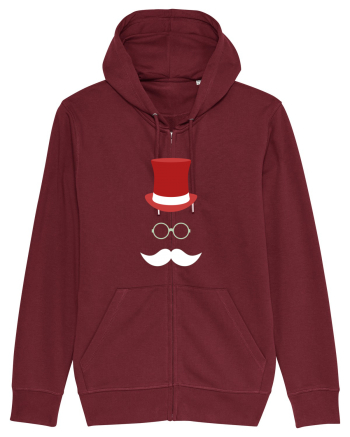 Hipster Santa Burgundy