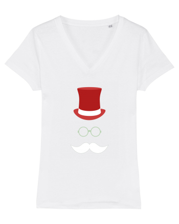 Hipster Santa White