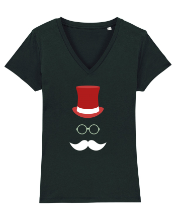 Hipster Santa Black