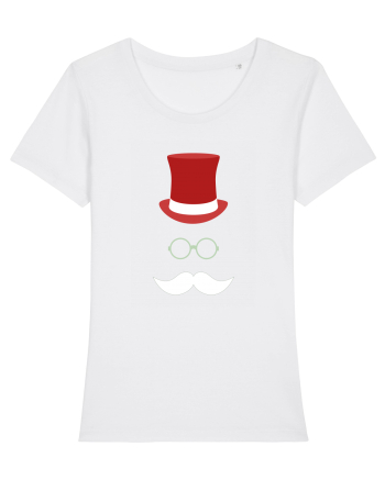 Hipster Santa White