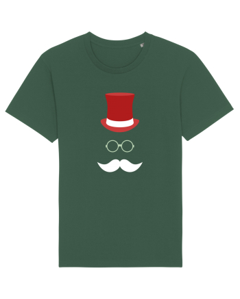 Hipster Santa Bottle Green