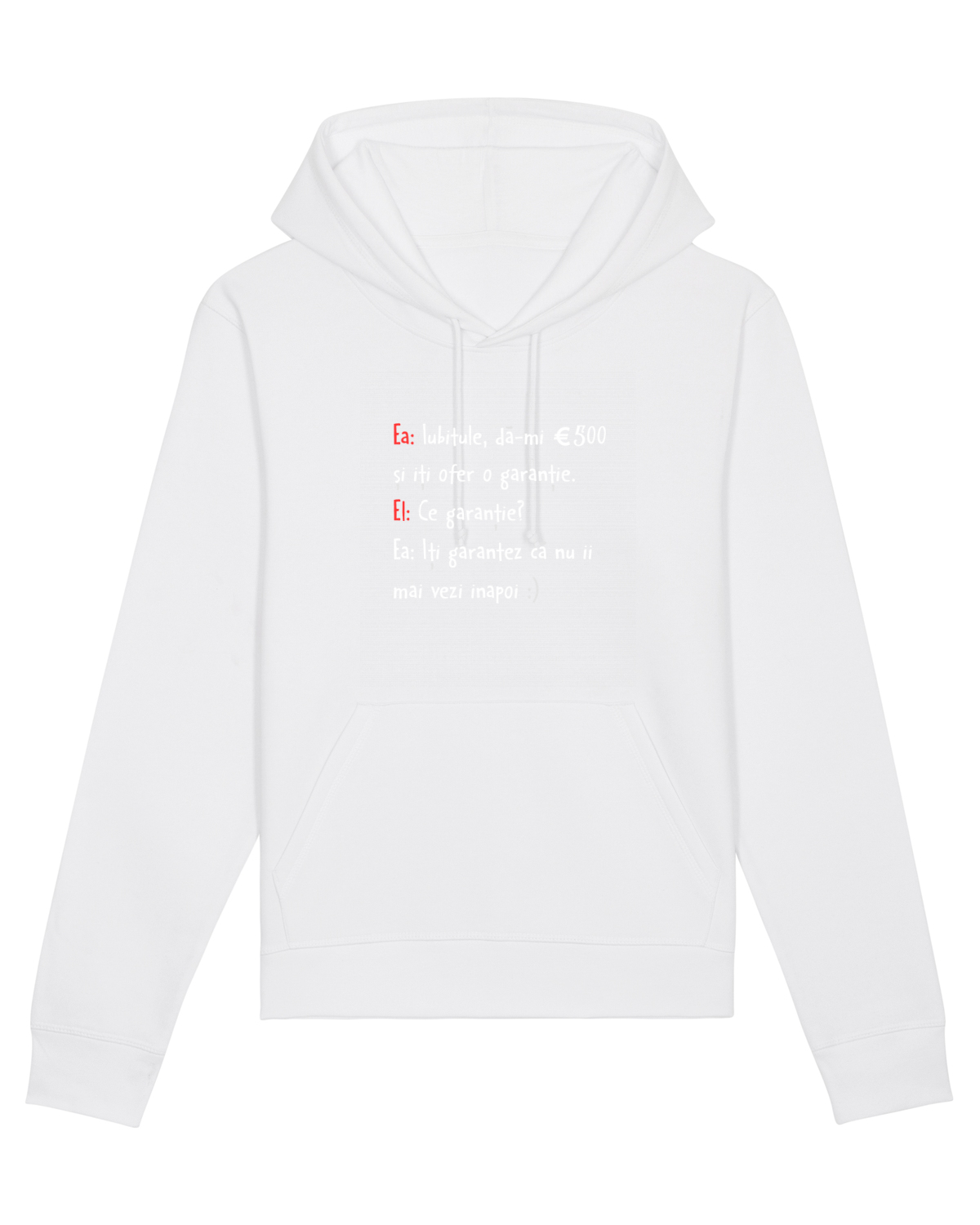 Hanorac Unisex Drummer White