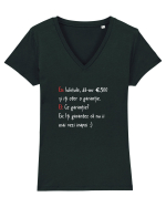 Garantie Tricou mânecă scurtă guler V Damă Evoker