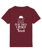 Dear Santa I Really Tried Tricou mânecă scurtă  Copii Mini Creator