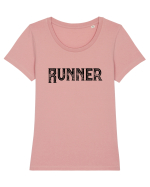 Runner Tricou mânecă scurtă guler larg fitted Damă Expresser