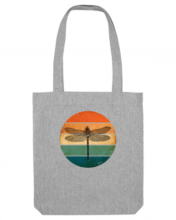 Retro Dragonfly Heather Grey