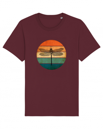 Retro Dragonfly Burgundy