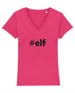 #elf Tricou mânecă scurtă guler V Damă Evoker