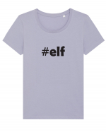 #elf Tricou mânecă scurtă guler larg fitted Damă Expresser