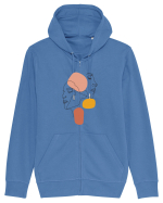 Line Faces Hanorac cu fermoar Unisex Connector