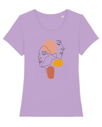 Line Faces Lavender Dawn