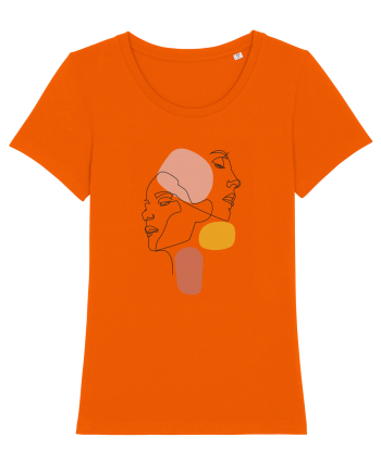 Line Faces Bright Orange