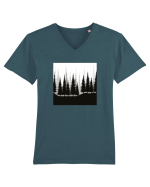 Forest Tricou mânecă scurtă guler V Bărbat Presenter